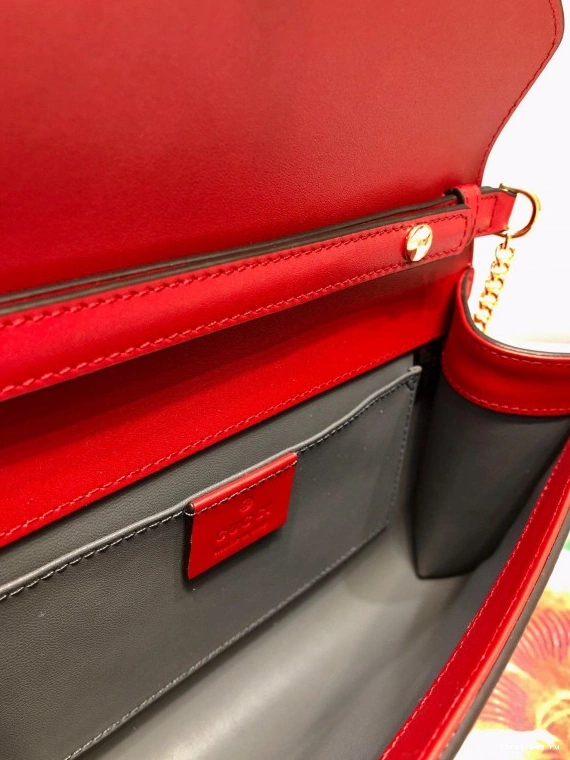 Firstbag ru Gucci Zumi smooth shoulder small leather bag 0713